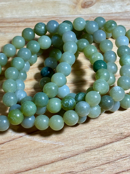 Green Jade 8mm Bracelet
