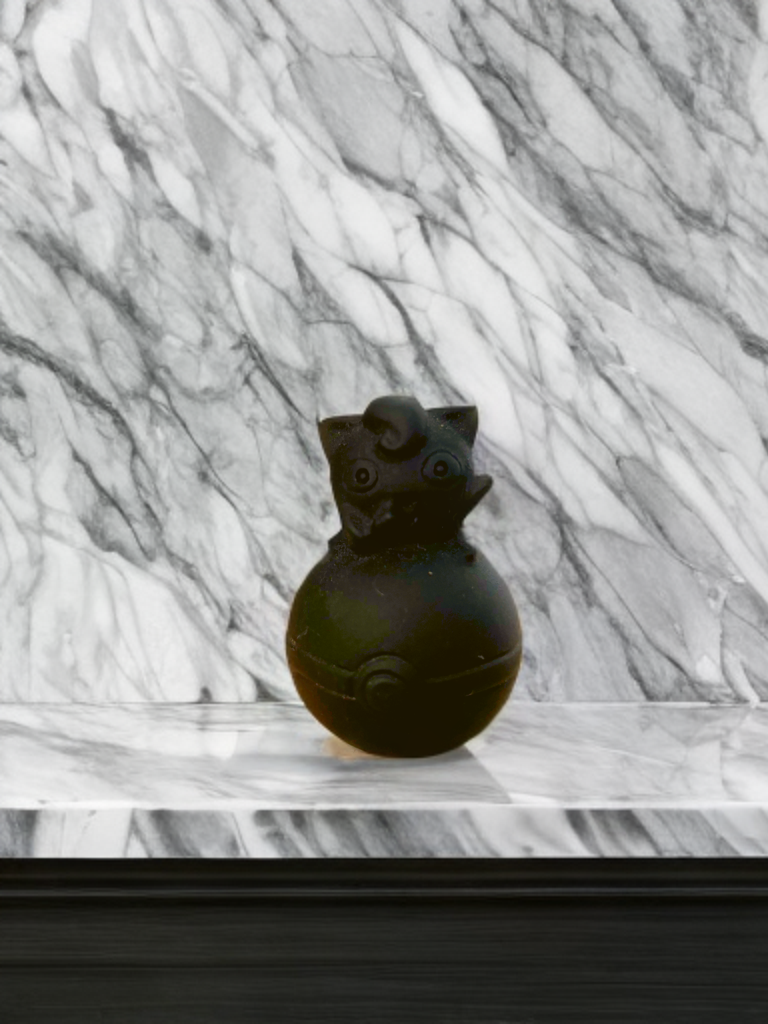 Black Obsidian Jigglypuff PokeBall Sphere