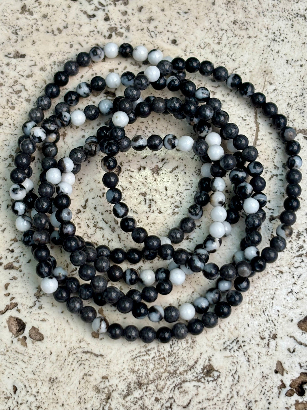 4mm Zebra Jasper Bracelet