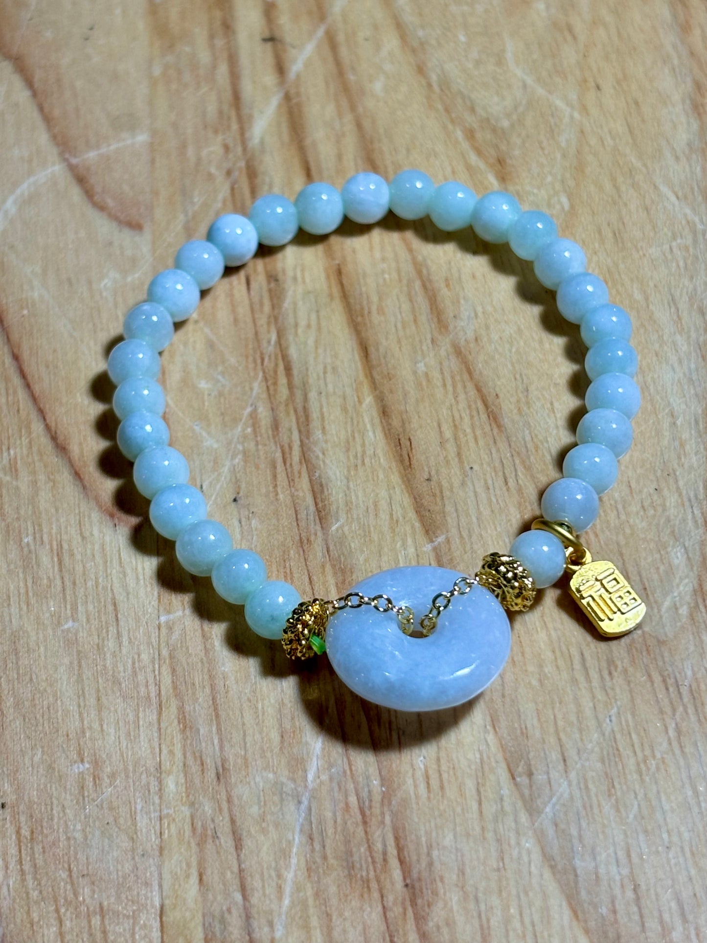 Jadeite with Donut Bracelet