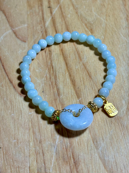 Jadeite with Donut Bracelet