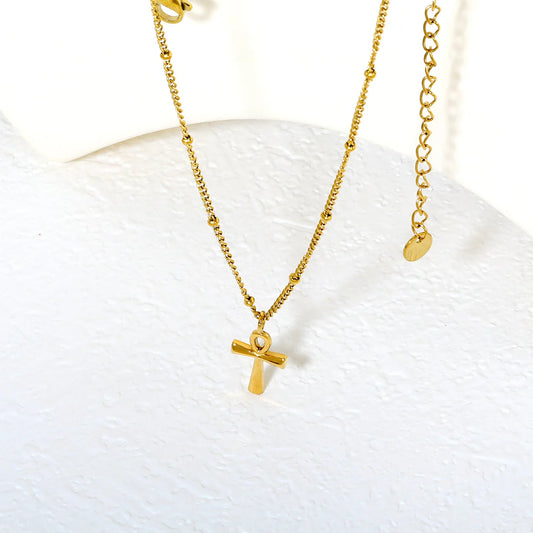 SS Ankh Necklace