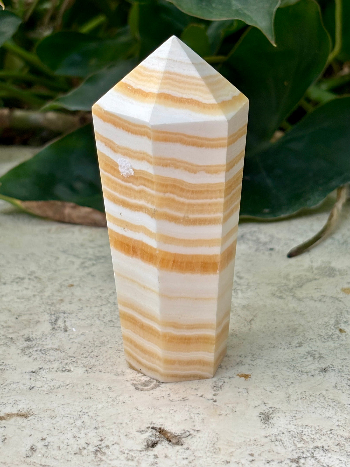 Honey Calcite Wand