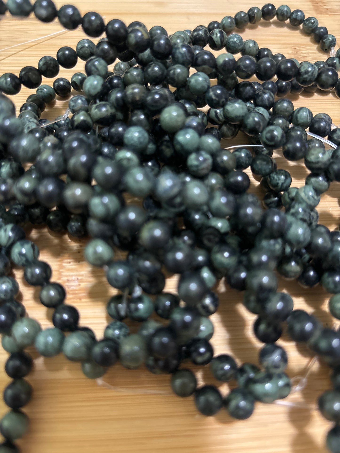 6mm Kambaba Jasper Bead Strand