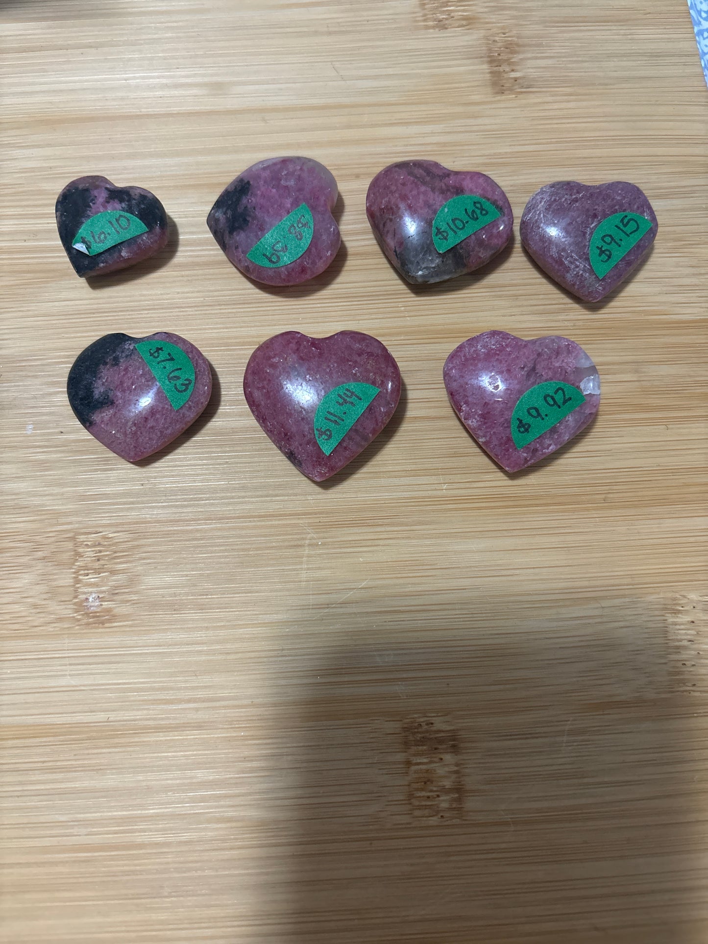 Rhodonite Heart