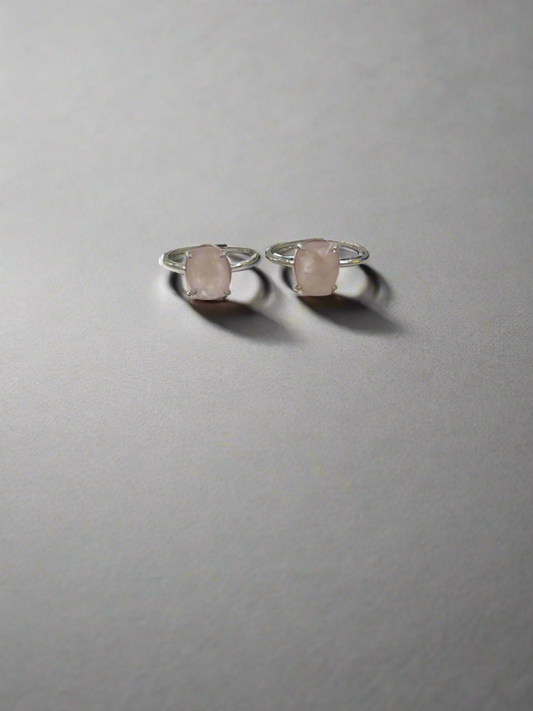 Rose Quartz S925 Ring