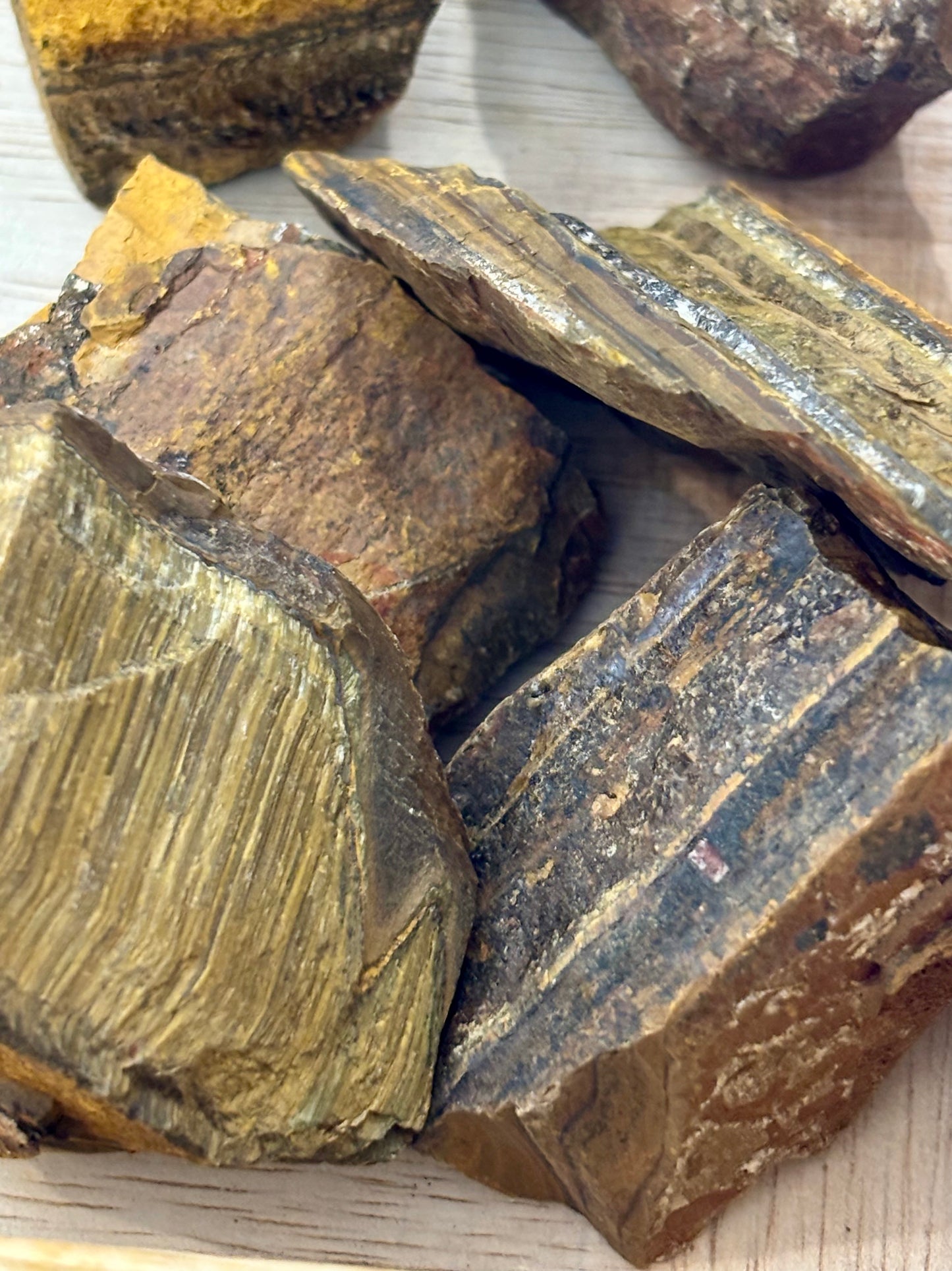 Raw Yellow Tiger Eye