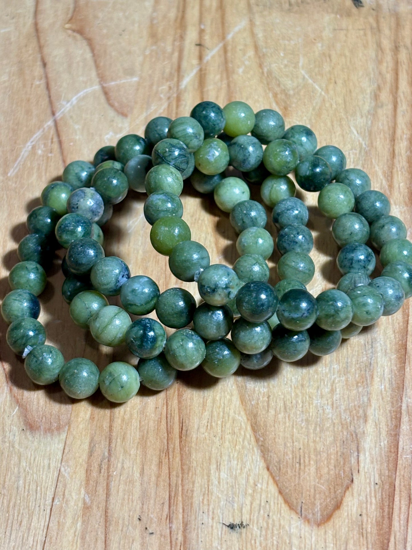 Green Jade 8mm Bracelet