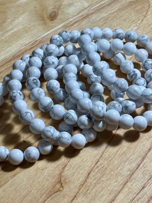 Howlite 8mm Bracelet