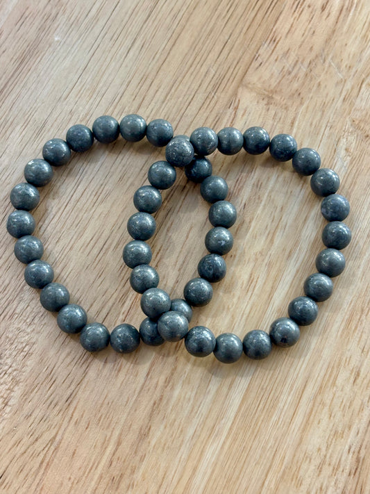 Pyrite 8mm Bracelet