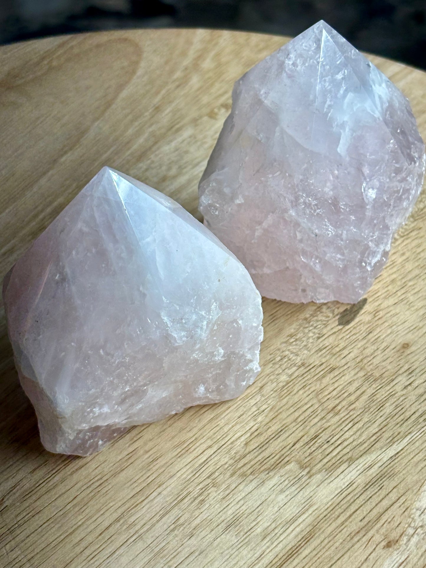 Rose Quartz Top Polish Point