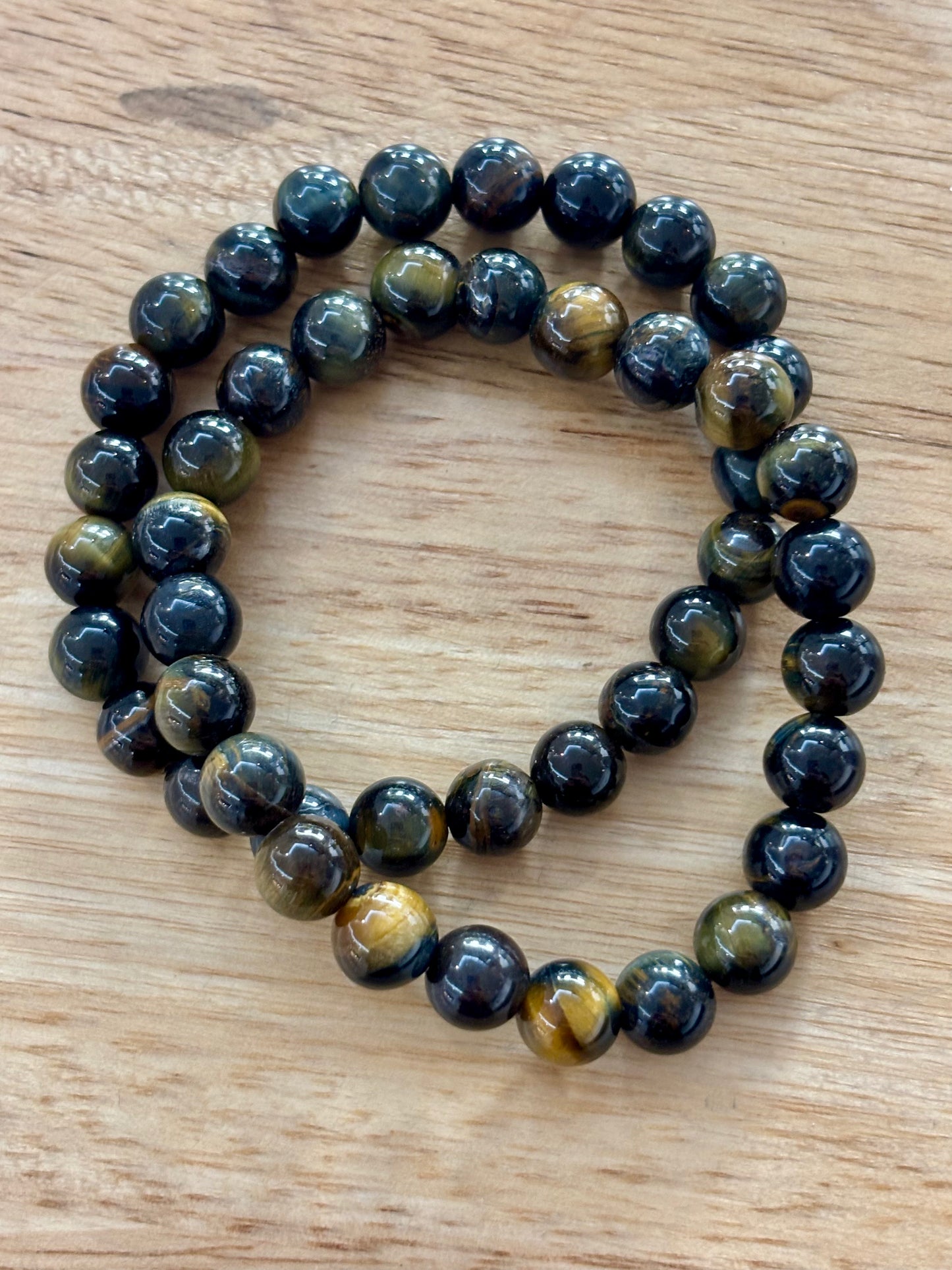 Blue Tiger Eye 8mm Bracelet