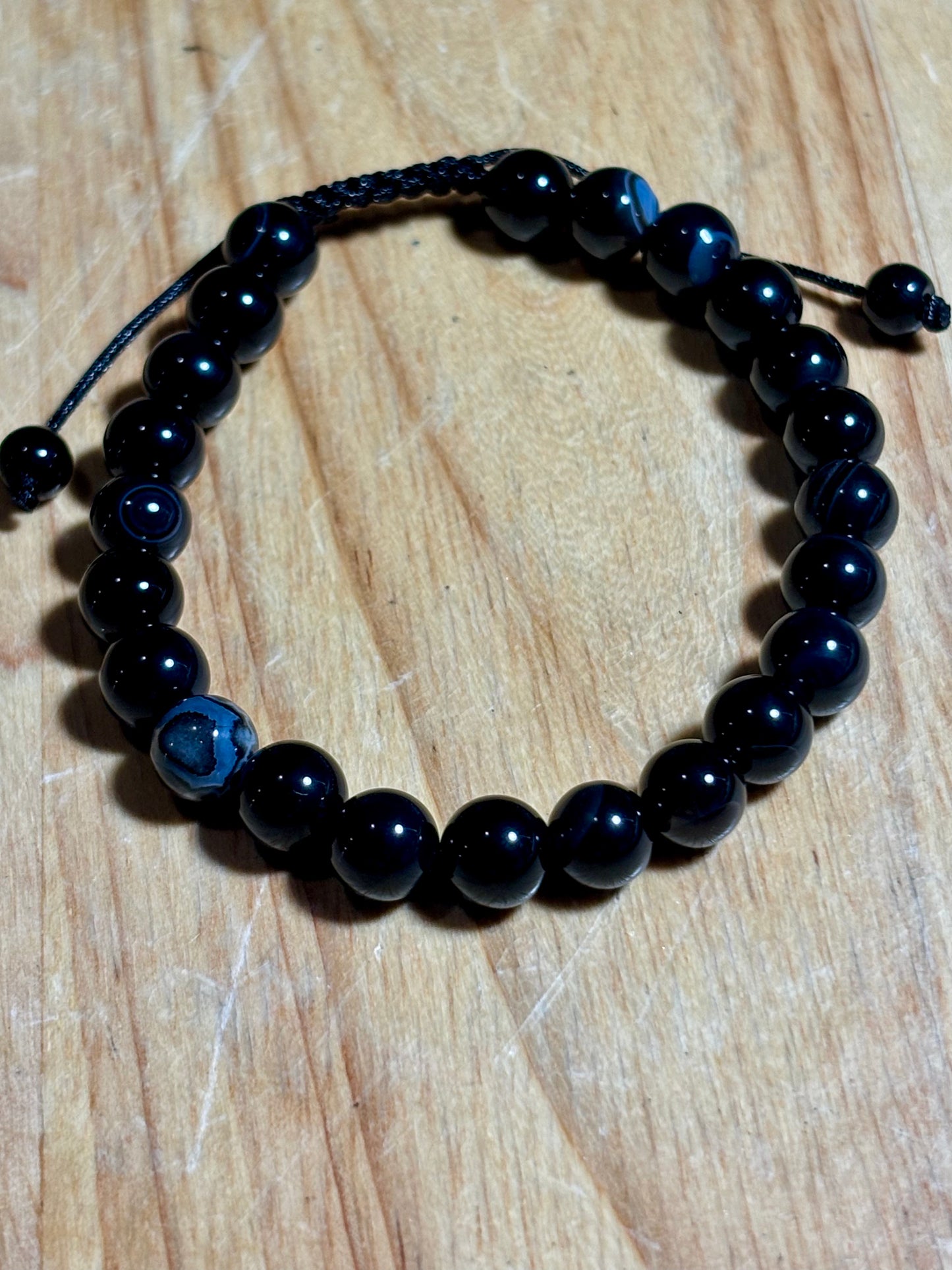 Mens Onyx Macrame