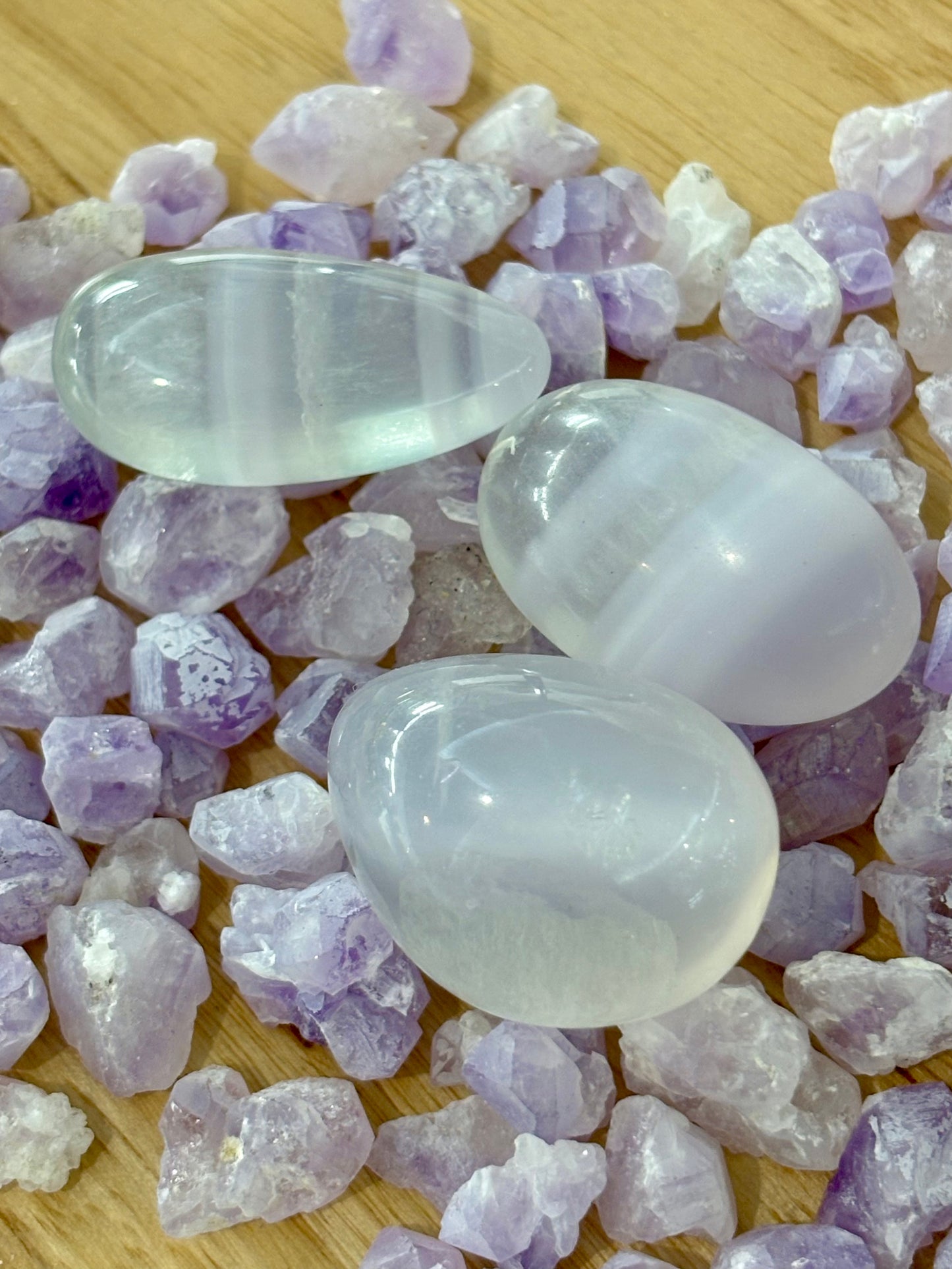 Light Fluorite Tumble