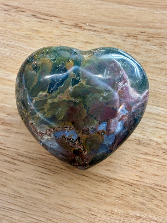 Ocean Jasper Heart