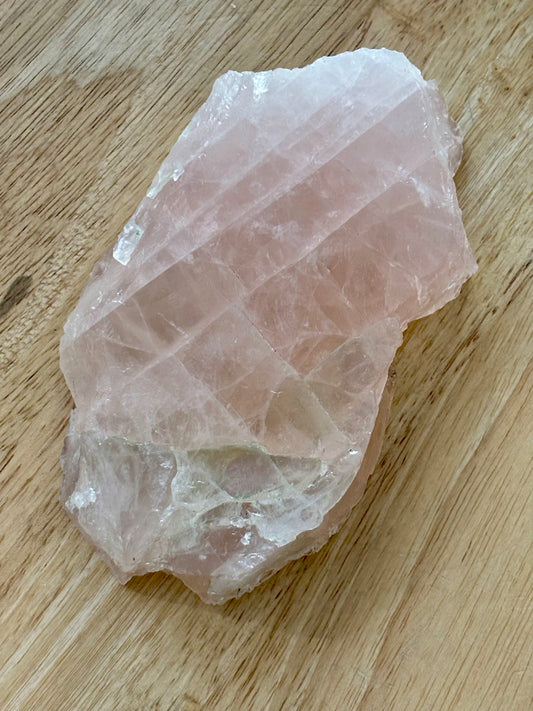 22 Raw Rose Quartz Slab