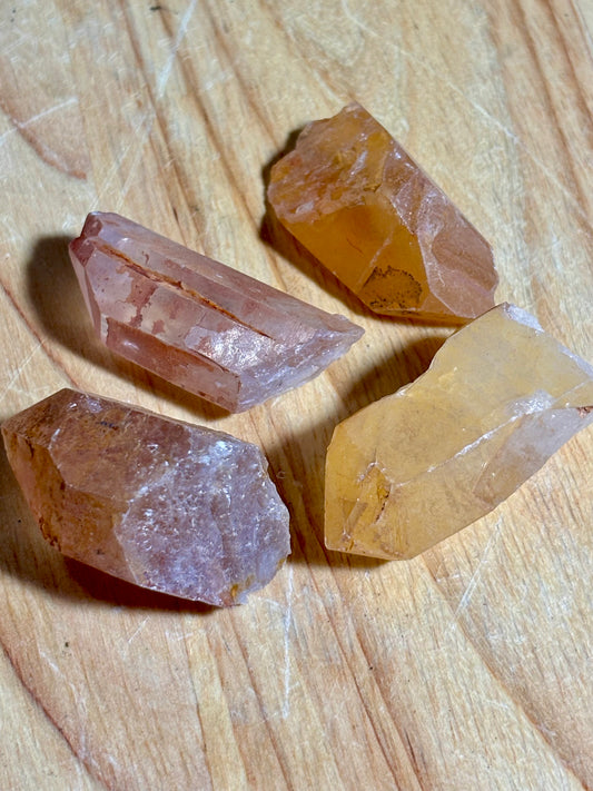 Raw Tangerine Quartz - L