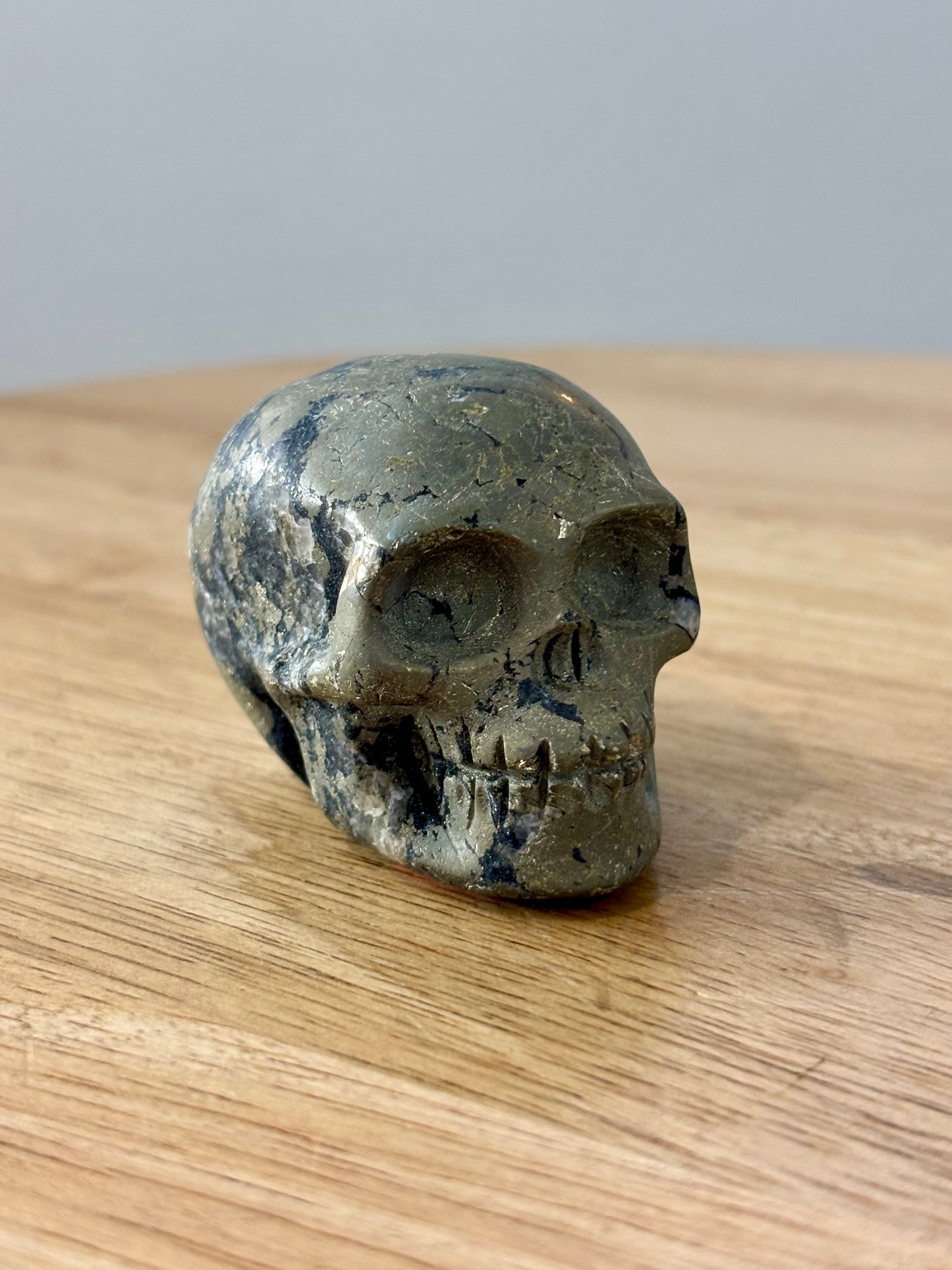 Pyrite Skull