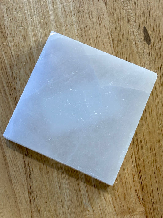Square Selenite Charging Plate