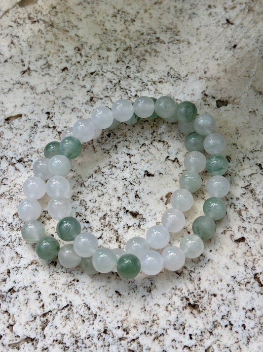 19cm Tianshan Cui Jade Bracelet
