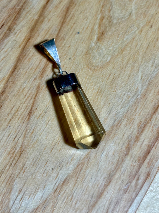 S925 Citrine Pendant