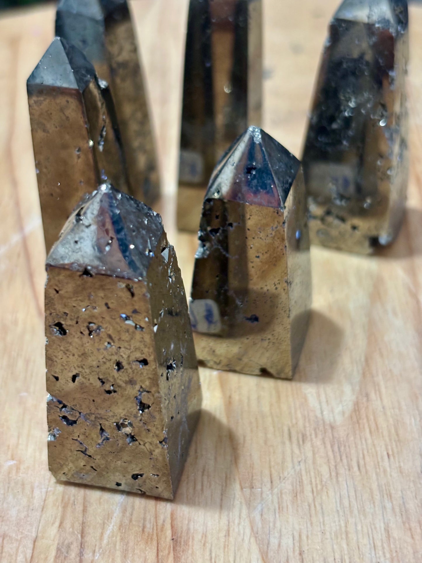 Druzy Pyrite Obelisk