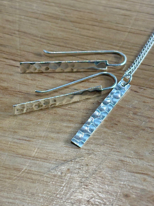 S925 Hammered Jewelry Set II