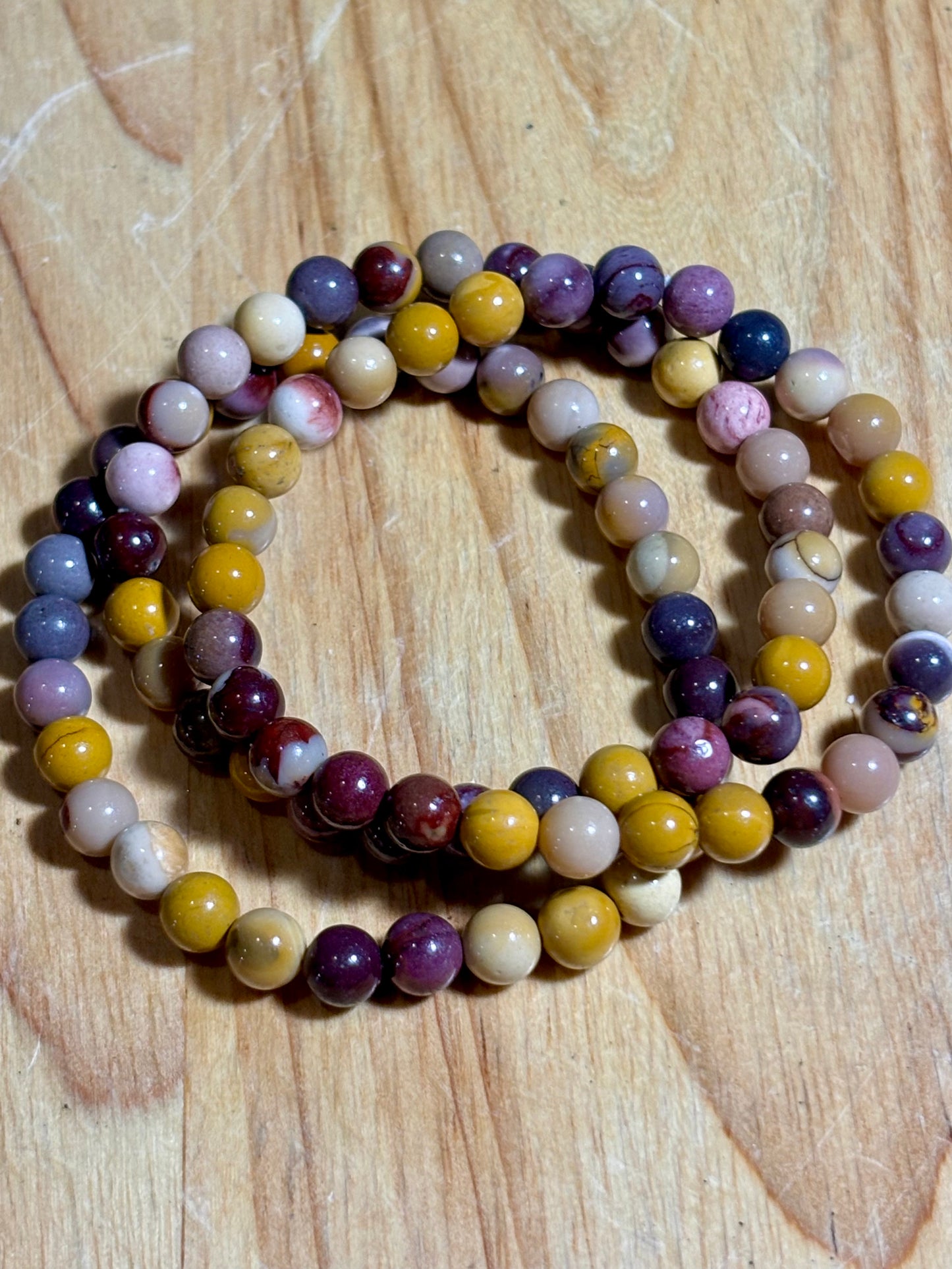 6mm Mookaite Jasper Bracelet