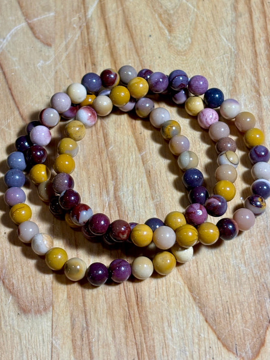 6mm Mookaite Jasper Bracelet