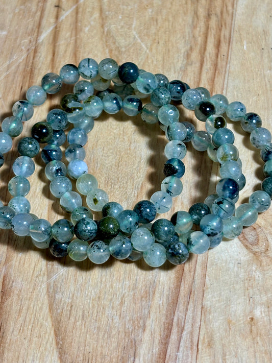6mm Prehnite Bracelet