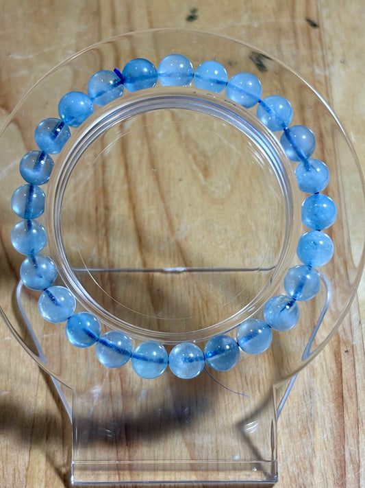 8mm Aquamarine Bracelet