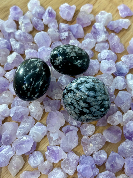 Snowflake Obsidian Tumble