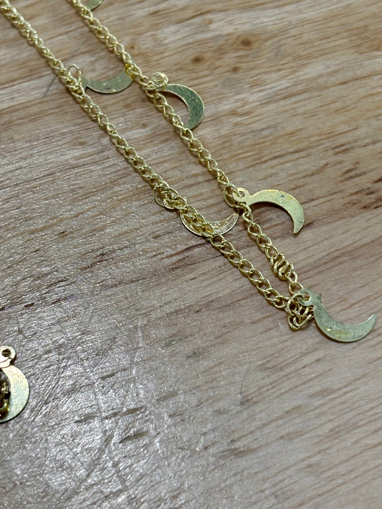 18kCopper Moon Necklace
