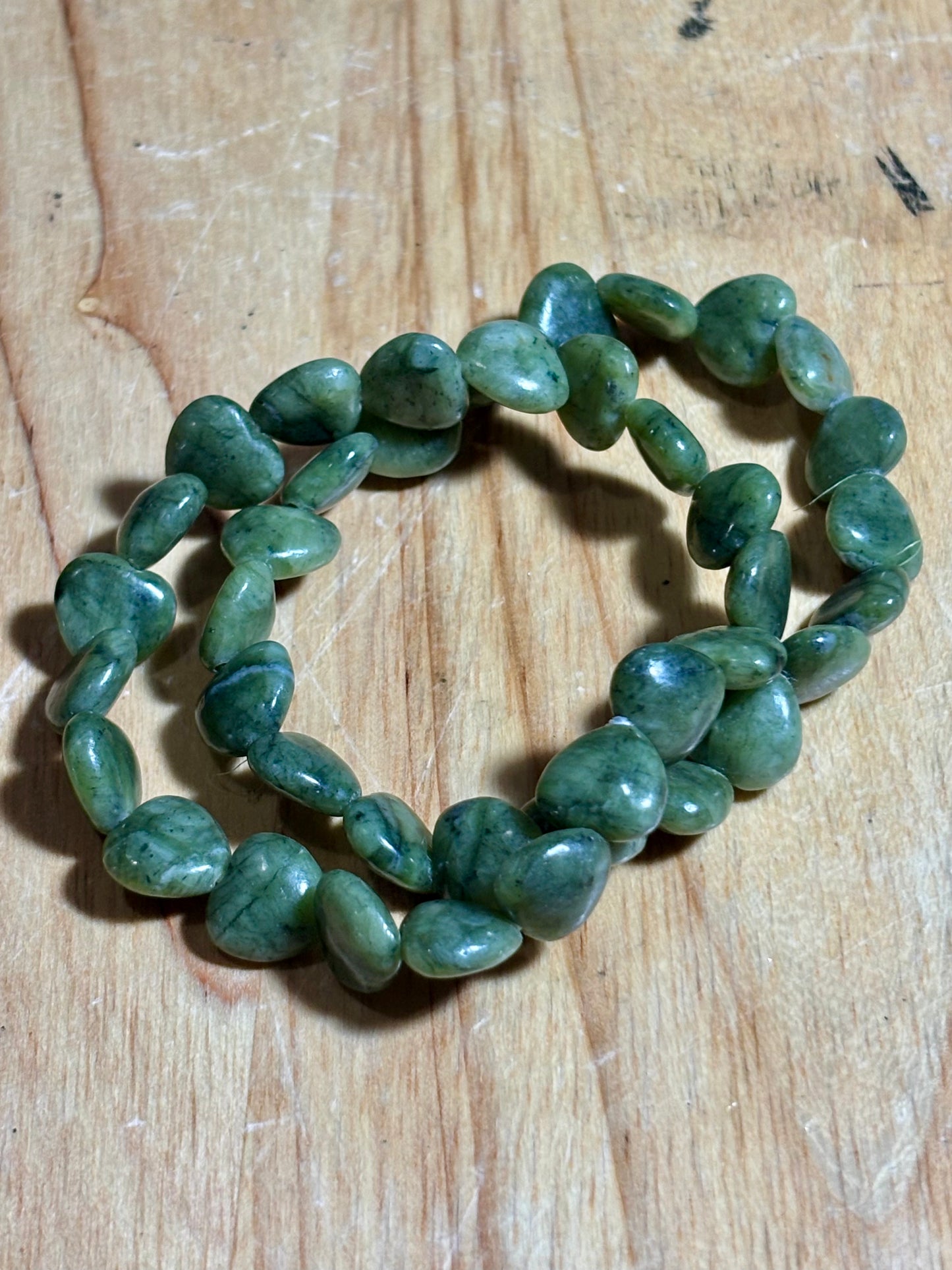 Quartz Heart Bracelet