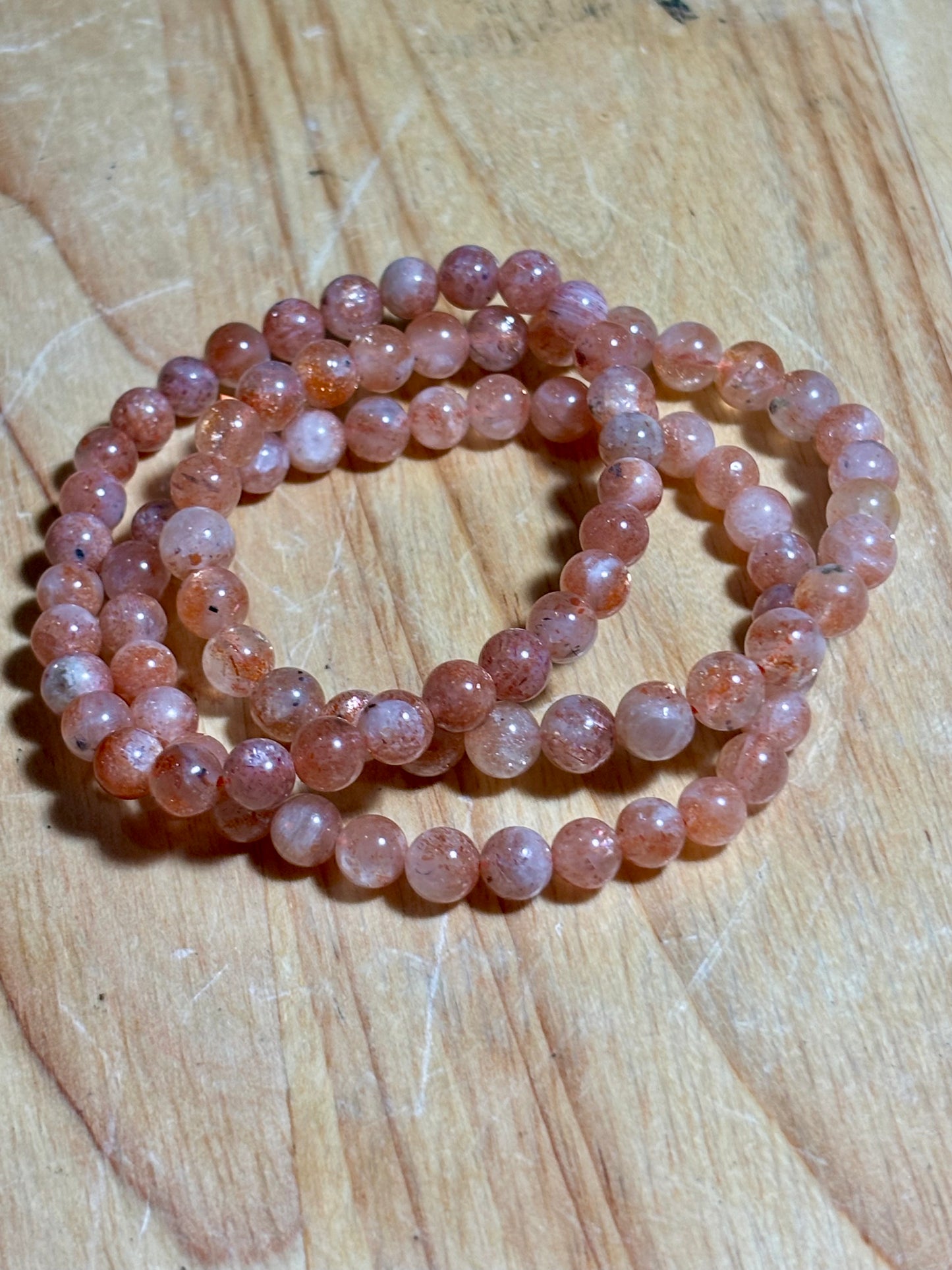6mm Sunstone Bracelet