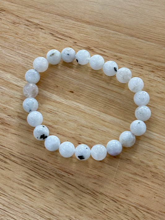 Rainbow Moonstone 8mm Bracelet