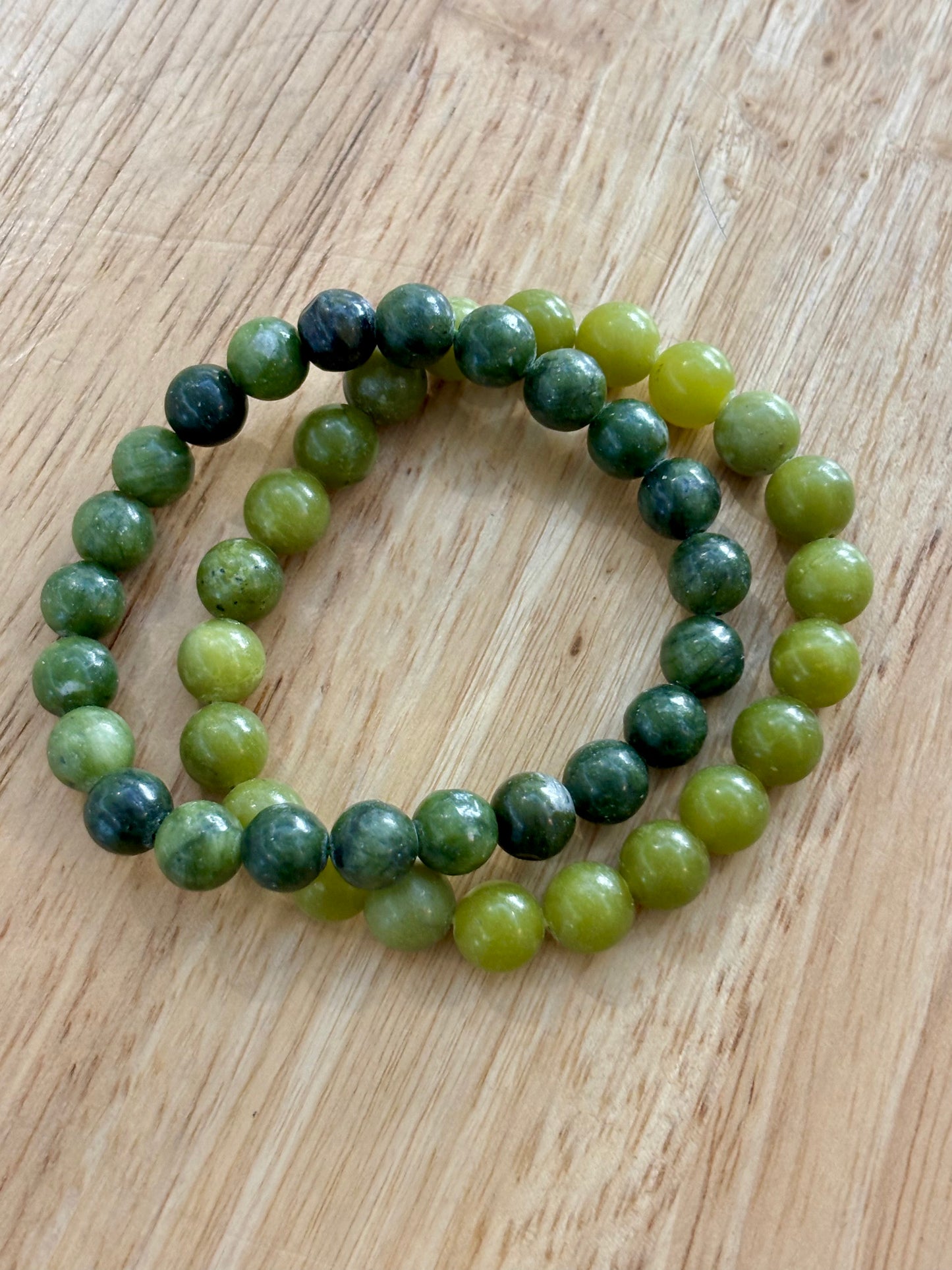 Green Jade 8mm Bracelet