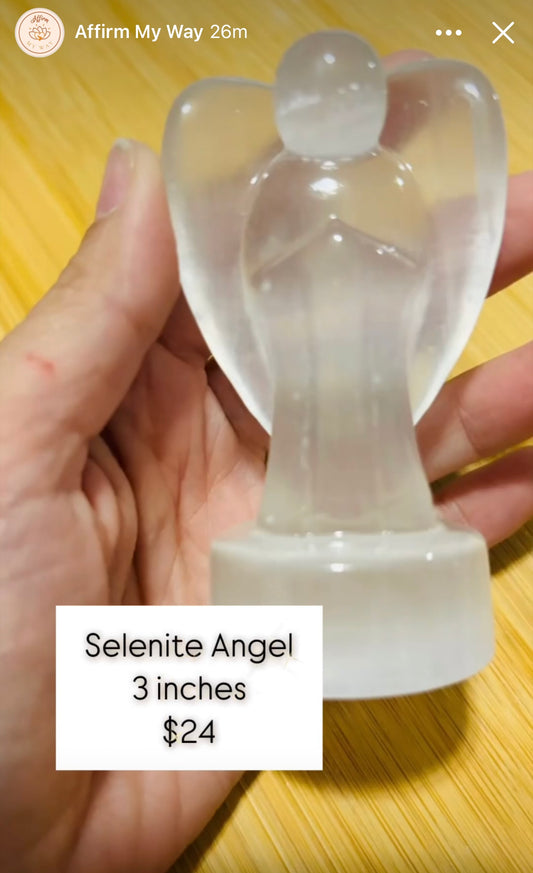 Selenite Angel 3