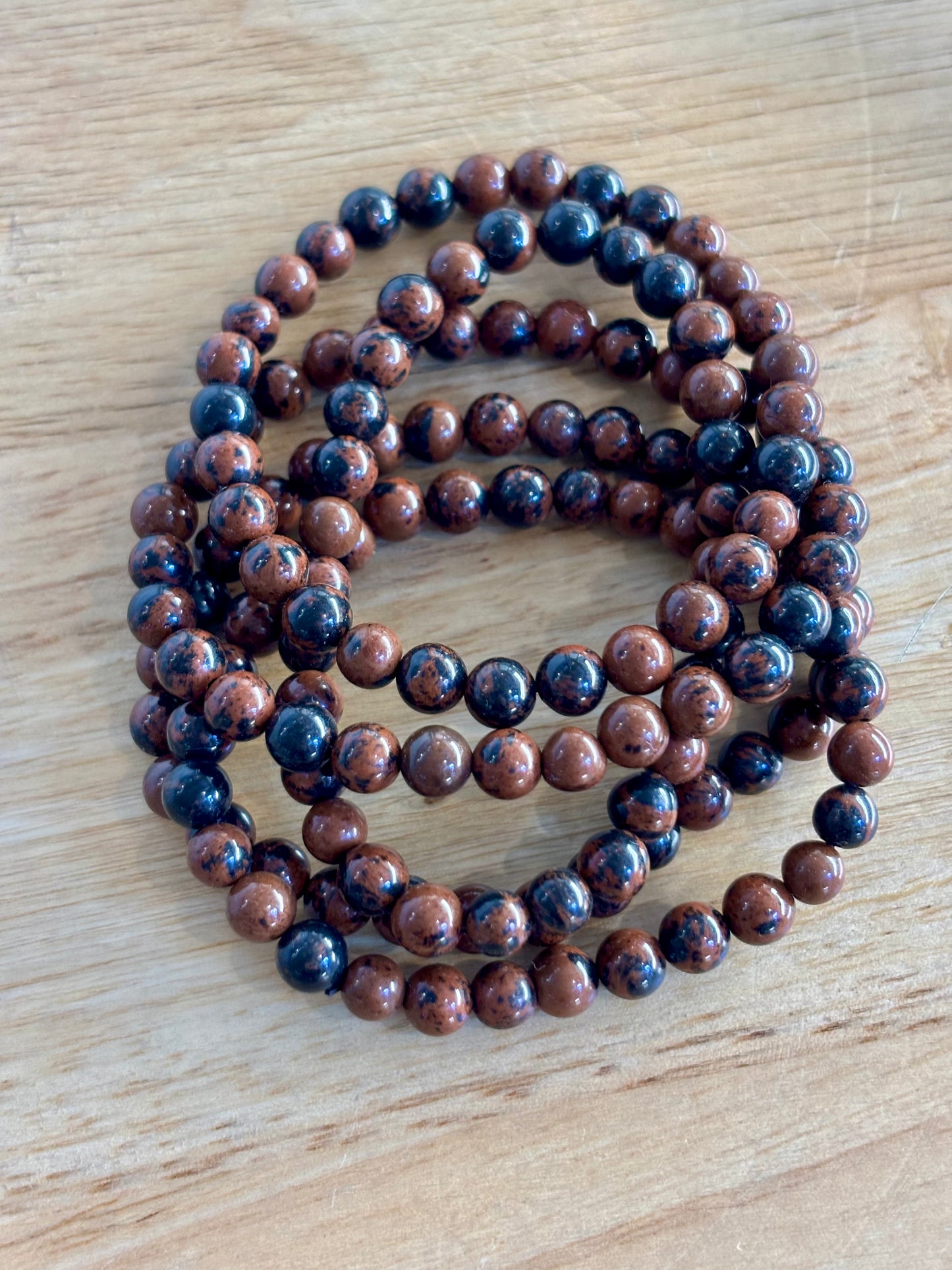Red Obsidian 6mm Bracelet