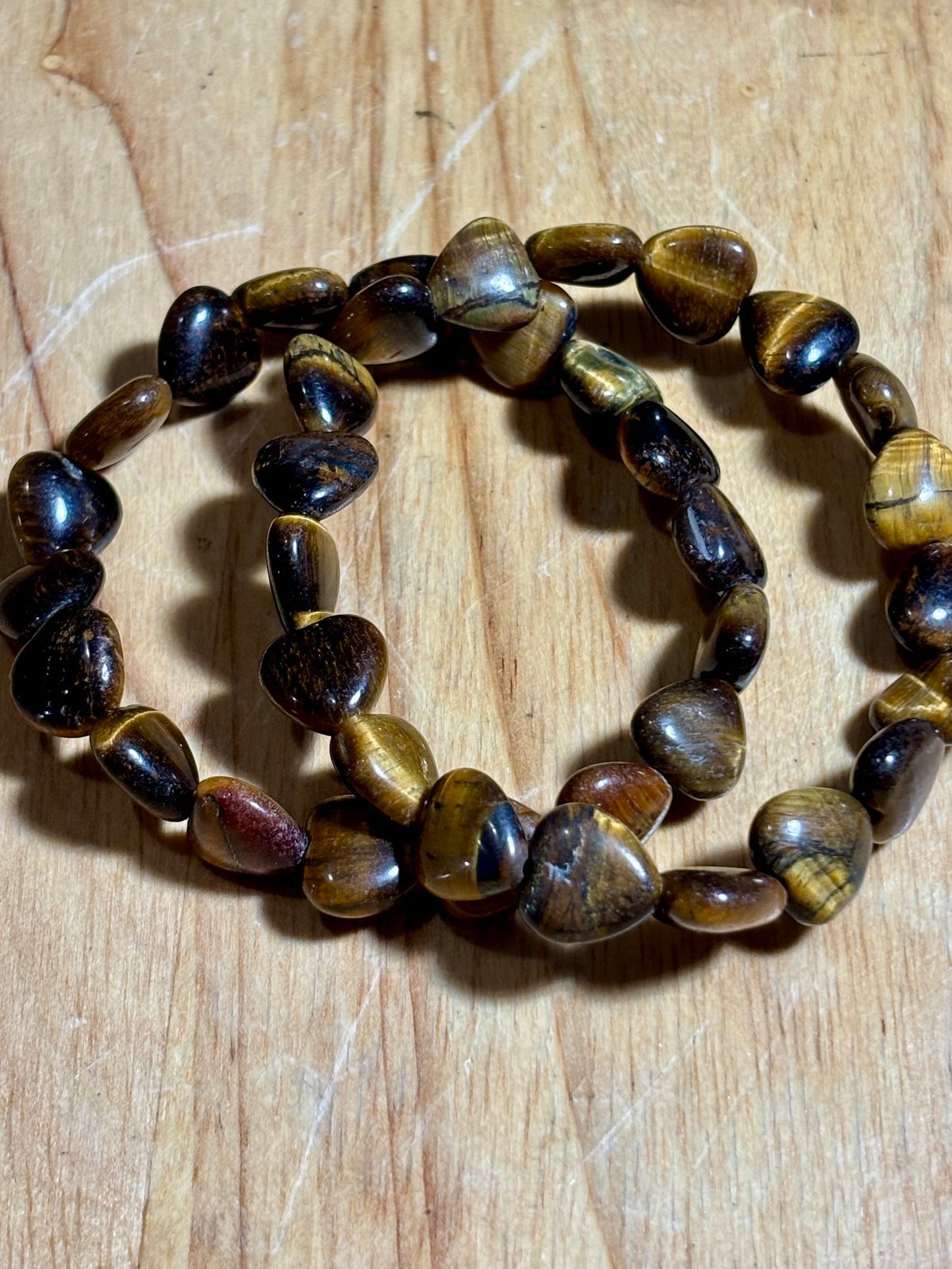 Quartz Heart Bracelet