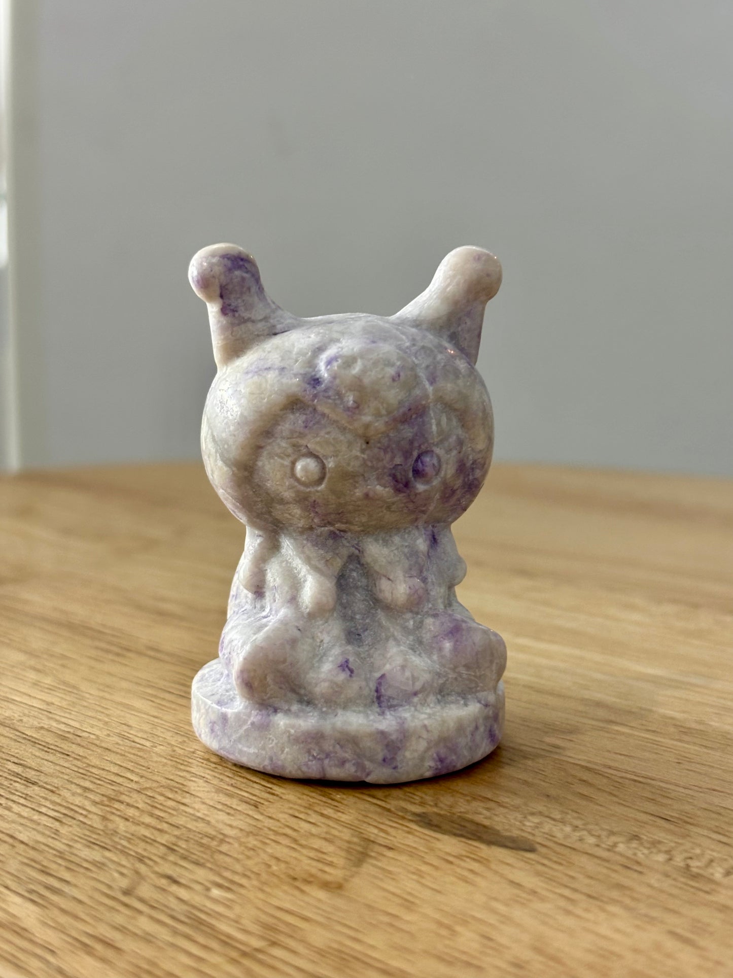 Lepidolite Kuromi Carving