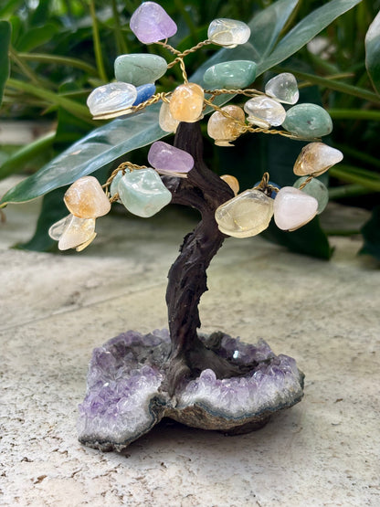 Chip Tree w Amethyst Cut Base