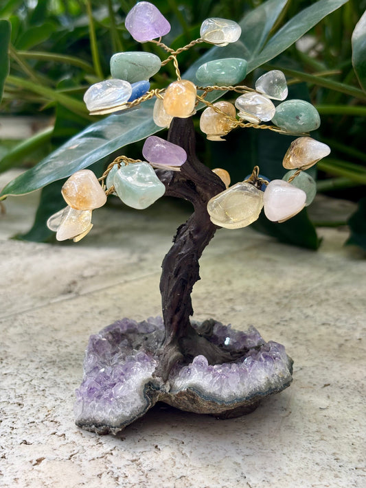 Chip Tree w Amethyst Cut Base