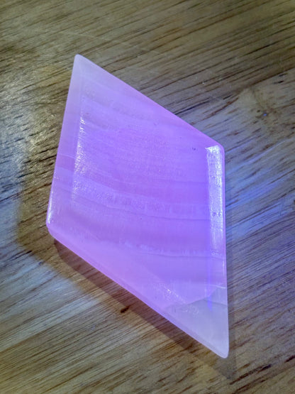 Pink Mangano Calcite Diamond