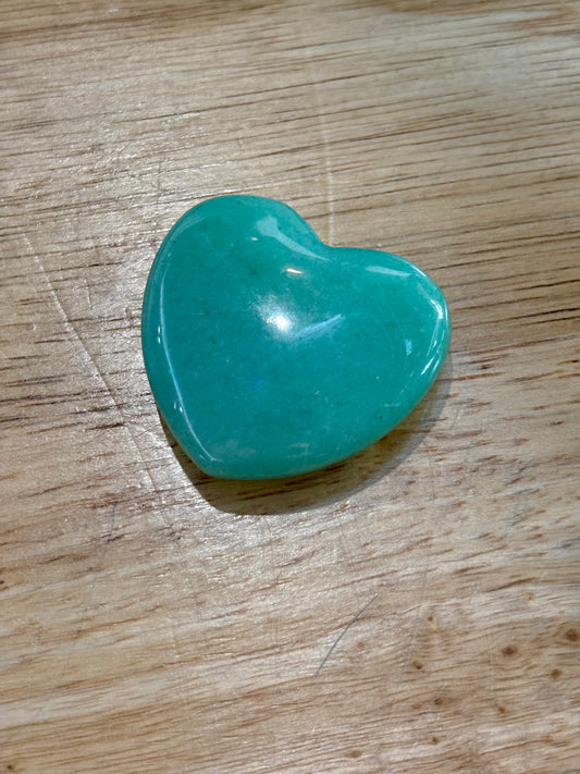 Green Aventurine Heart