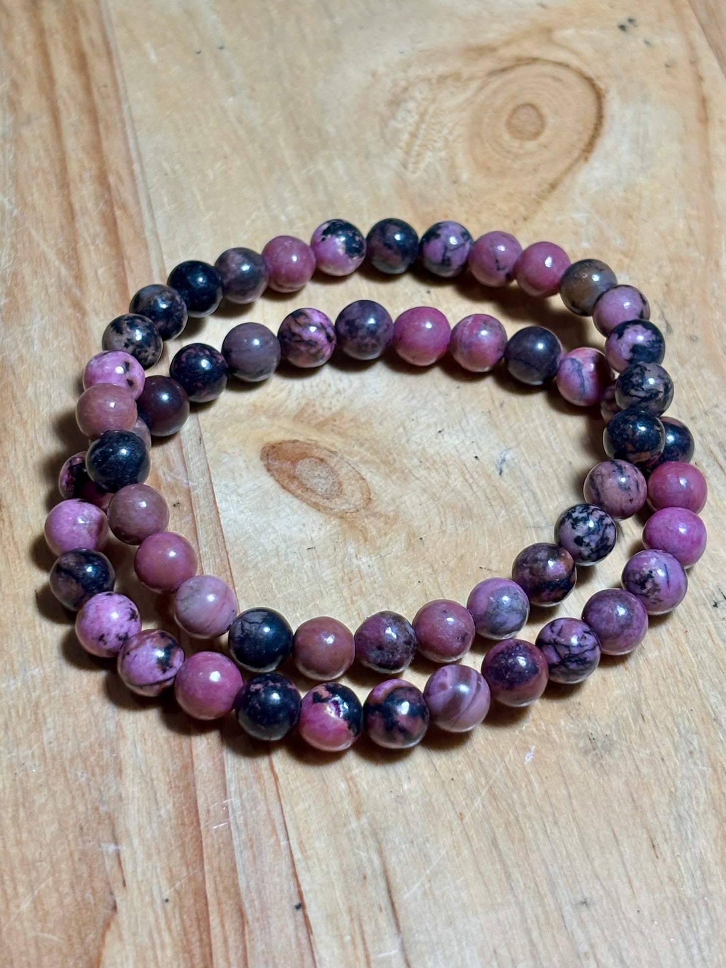 6mm Rhodonite Bracelet