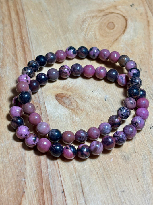 6mm Rhodonite Bracelet