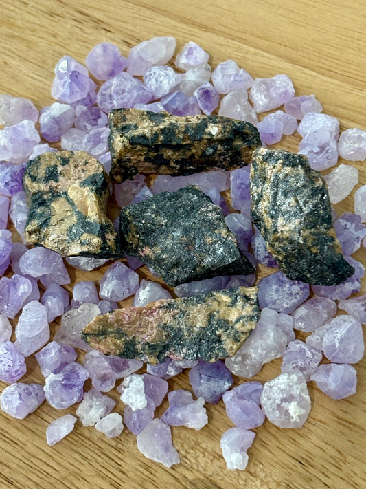 Raw Rhodonite