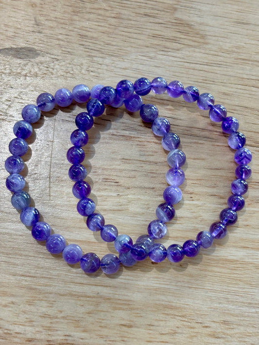 Amethyst 6mm Bracelet