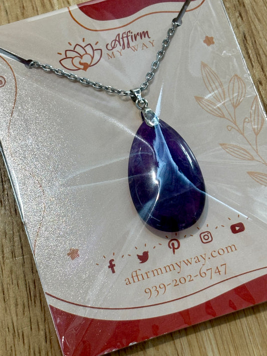 Amethyst SS Necklace